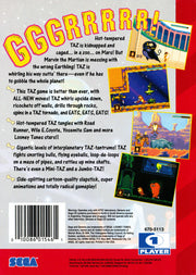 
Taz in Escape from Mars | Genesis | back cover 1