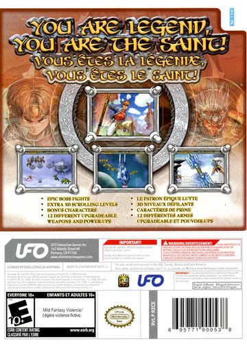 
Saint | Wii | back cover 1