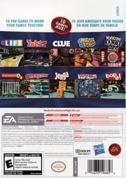 
Hasbro Family Game Night Fun Pack | Wii | back cover 1