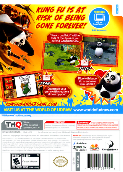 
Kung Fu Panda 2 | Nintendo DS | back cover 1