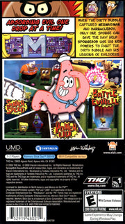 
SpongeBob SquarePants: The Yellow Avenger | PSP | back cover 1