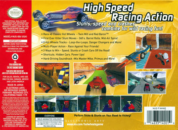 
Hot Wheels: Turbo Racing | Nintendo 64 | back cover 1