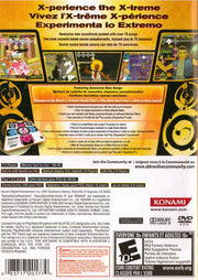 
Dance Dance Revolution X | PlayStation 2 | back cover 1 | Region: North America | Source: LaunchBox