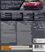 
Forza Motorsport 5 | Xbox One | back cover 1 | Region: North America | Source: LaunchBox