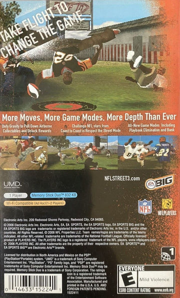 
NFL Street 3 | PSP | back cover 1 | Region: North America | Source: LaunchBox