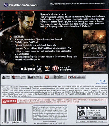 
Painkiller: Hell & Damnation | PlayStation 3 | back cover 1 | Region: North America | Source: LaunchBox