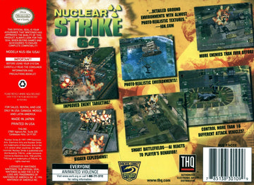 
Nuclear Strike | Nintendo 64 | back cover 1