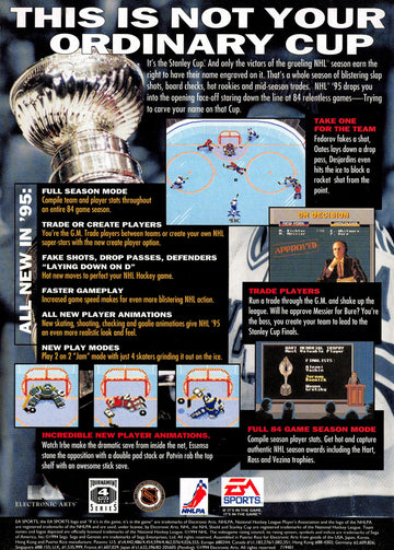 
NHL 95 | Genesis | back cover 1