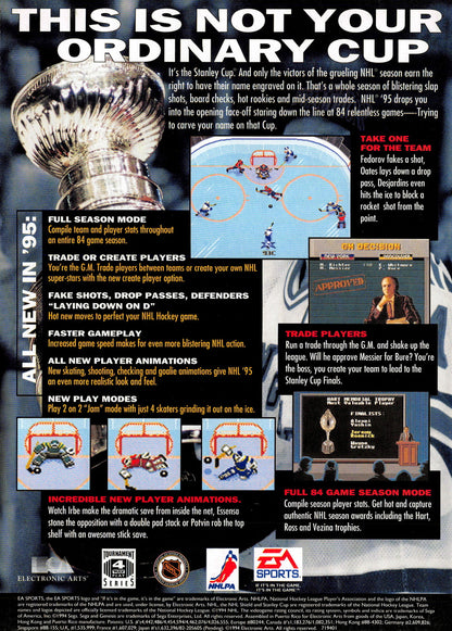 
NHL 95 | Genesis | back cover 1