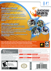 
Summer Stars 2012 | Wii | back cover 1