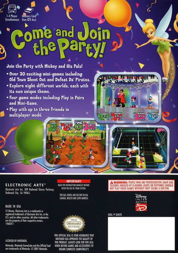 
Disney's Party | GameCube | back cover 1