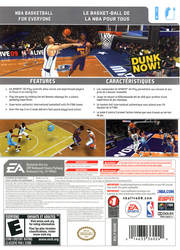 
NBA Live 09 All-Play | Wii | back cover 1
