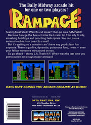 
Rampage | NES | back cover 1
