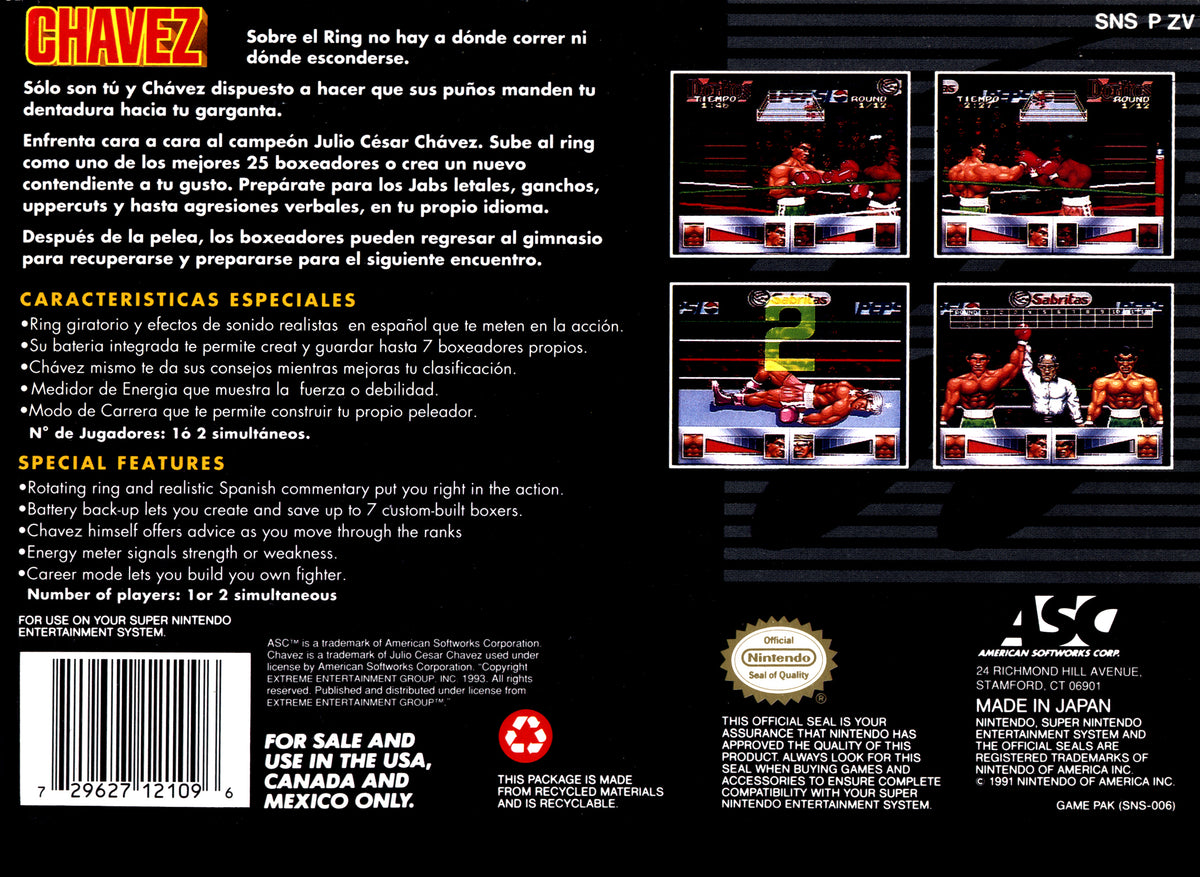 
Riddick Bowe Boxing | SNES | back cover 1
