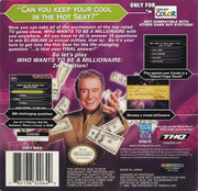 
Who Wants to Be a Millionaire: 2nd Edition | Game Boy Color | back cover 1