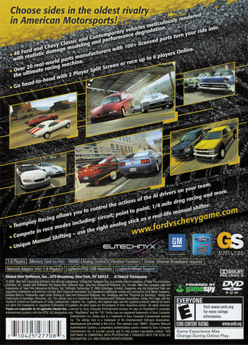
Ford Vs. Chevy | PlayStation 2 | back cover 1 | Region: North America | Source: LaunchBox
