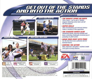 
FIFA 2001: Major League Soccer | PlayStation | back cover 1