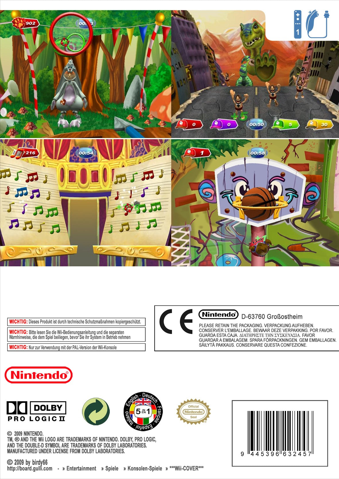 
101-in-1 Party Megamix | Wii | back cover 1