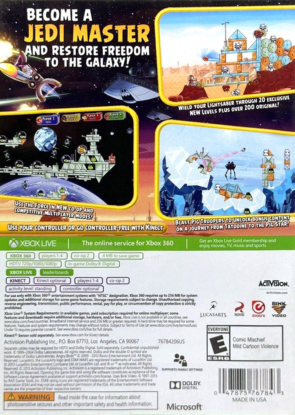 
Angry Birds: Star Wars | Xbox 360 | back cover 1