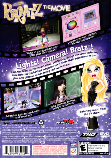 
Bratz The Movie | PlayStation 2 | back cover 1 | Region: North America | Source: LaunchBox