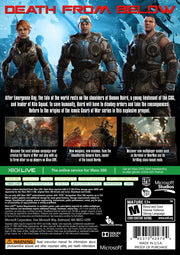 
Gears of War: Judgment | Xbox 360 | back cover 1