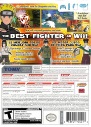
Naruto Shippuden: Clash of Ninja Revolution III | Wii | back cover 1