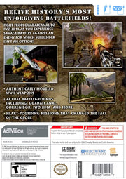 
The History Channel: Battle for the Pacific | Wii | back cover 1