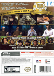
World Series of Poker: Tournament of Champions | Wii | back cover 1