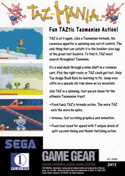 
Taz-Mania | Game Gear | back cover 1
