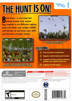 
Buck Fever | Wii | back cover 1