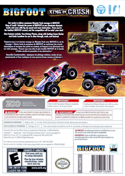 
Bigfoot: King of Crush | Wii | back cover 1 | Region: North America | Source: LaunchBox