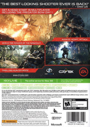 
Crysis 3 | Xbox 360 | back cover 1 | Region: North America | Source: LaunchBox