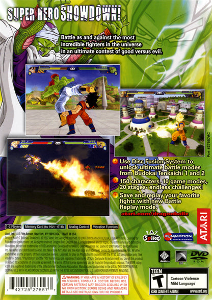 
Dragon Ball Z: Budokai Tenkaichi 3 | PlayStation 2 | back cover 1 | Region: North America | Source: LaunchBox