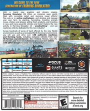 
Farming Simulator 15 | PlayStation 4 | back cover 1 | Region: North America | Source: LaunchBox