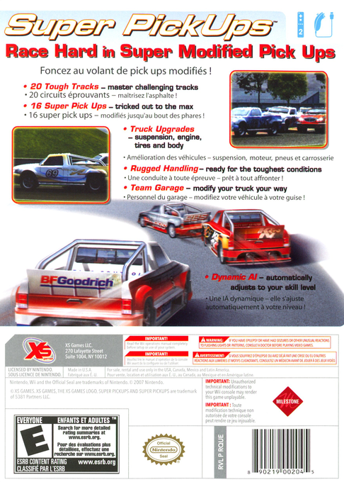 
Super PickUps | Wii | back cover 1