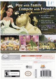 
The Princess and the Frog | Wii | back cover 1