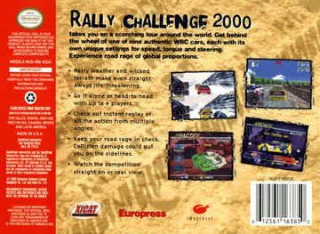 
Rally Challenge 2000 | Nintendo 64 | back cover 1