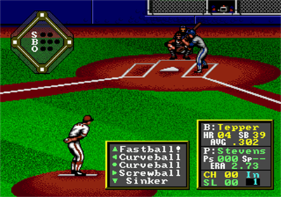 
HardBall! | Genesis | gameplay screenshot 1