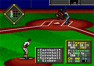
HardBall! | Genesis | gameplay screenshot 1