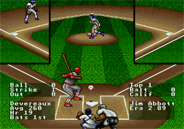 
R.B.I. Baseball 4 | Genesis | gameplay screenshot 1