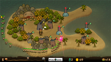 
PixelJunk Monsters: Deluxe | PSP | gameplay screenshot 1