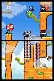 Yoshi's Island DS | Nintendo DS | gameplay screenshot 1 | Region: North America | Source: LaunchBox