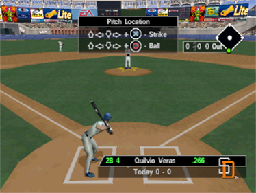 
Triple Play 2000 | PlayStation | gameplay screenshot 1 | Region: North America | Source: LaunchBox