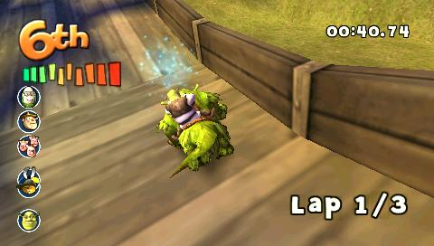 
Shrek Smash N' Crash Racing | PSP | gameplay screenshot 2