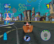 
SpongeBob's Boating Bash | Wii | gameplay screenshot 1
