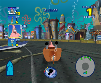 
SpongeBob's Boating Bash | Wii | gameplay screenshot 1