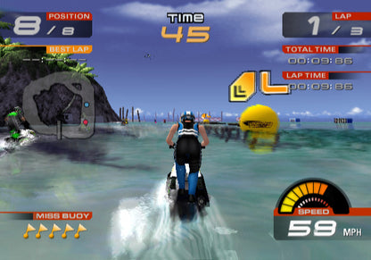 
Wave Rally | PlayStation 2 | gameplay screenshot 1 | Region: North America | Source: LaunchBox