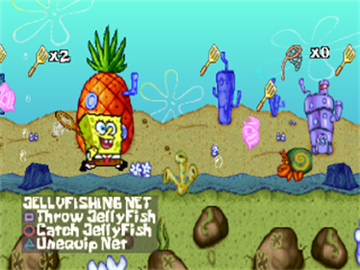 
SpongeBob SquarePants: SuperSponge | PlayStation | gameplay screenshot 1 | Region: North America | Source: LaunchBox