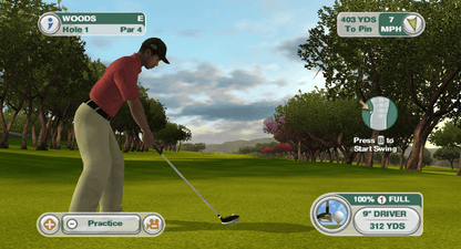
Tiger Woods PGA Tour 09 - All-Play | Wii | gameplay screenshot 2