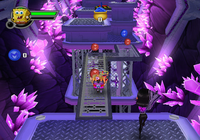 
SpongeBob SquarePants featuring Nicktoons: Globs of Doom | Nintendo DS | gameplay screenshot 2